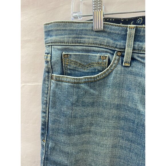 Levi's "The Original Jean" 525 Perfect Waist Women's Size 12 Cuffed Hem Jeans - Picture 12 of 14